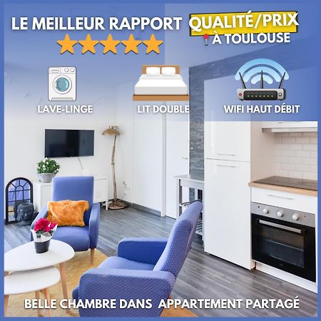 Chambre Privee - Tout Confort - Wifi Toulouse Luaran gambar